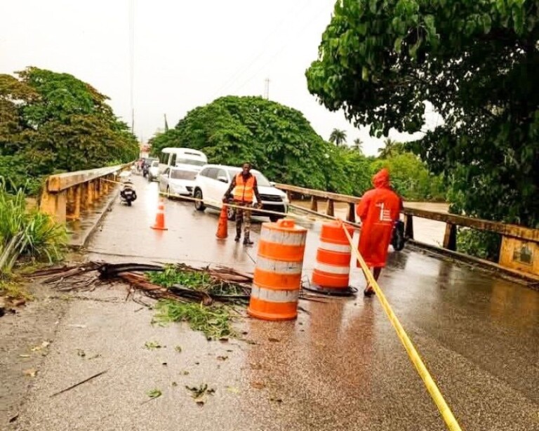 Lluvias causan daños en Puerto Plata