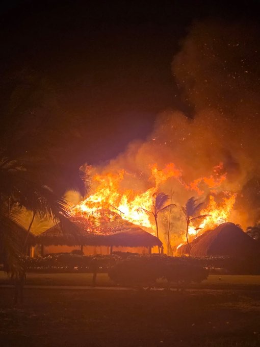 Incendio afecta más de 15 villas en Cap Cana.&nbsp;