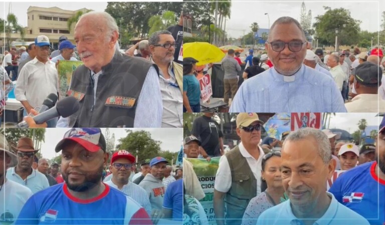 Diversos sectores se manifiestan contra la explotación minera en San Juan