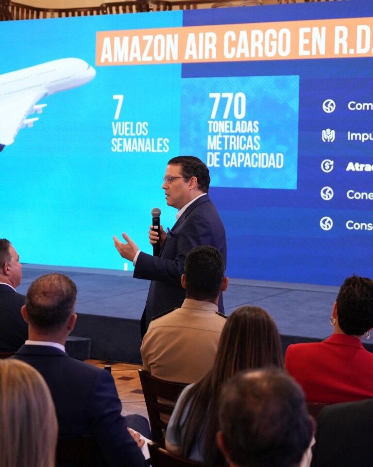 Amazon Air Cargo tendrá siete vuelos semanales a RD