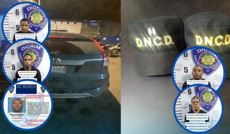 Policía Nacional desarticula banda que simulaba DNCD para cometer atracos en Hato Mayor