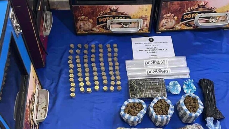 La DNCD arresta a siete en Capotillo y ocupa más de tres mil gramos de drogas
