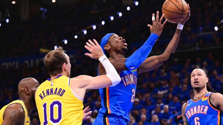 Playoffs NBA: Pistons y Thunder cumplen y se adelantan ante Cavaliers y Lakers