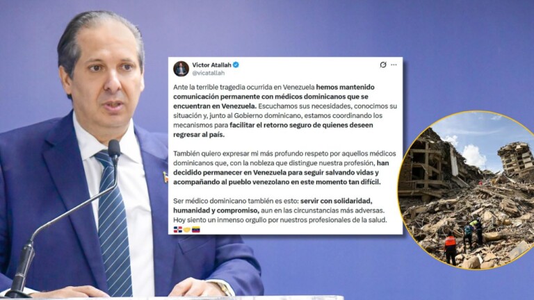Ministro de Salud dice médicos dominicanos decidieron permanecer en Venezuela para seguir salvando vidas