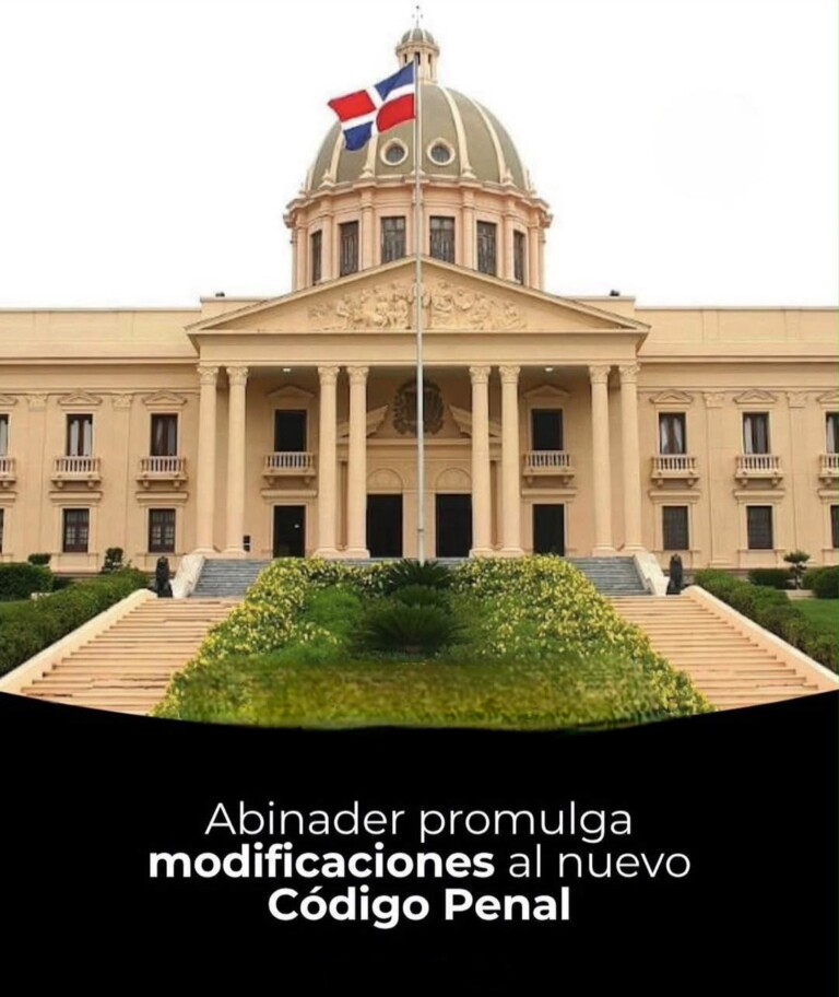 Destacan promulgación del nuevo Código Penal como un paso histórico para la justicia dominicana