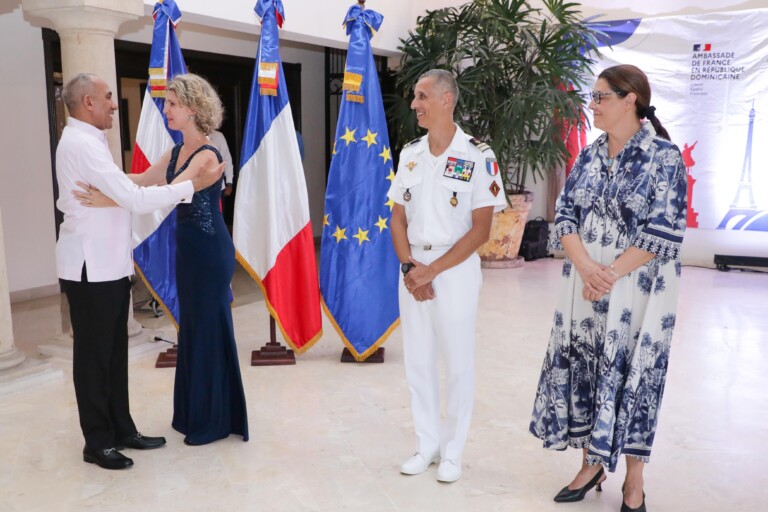 Presidente Abinader y primera dama participan en la celebración de la Fiesta Nacional de Francia y reafirman sólida relación bilateral