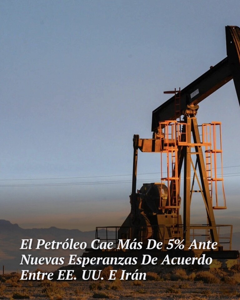 El petróleo cae con fuerza ante señales de distensión entre EE. UU. e Irán