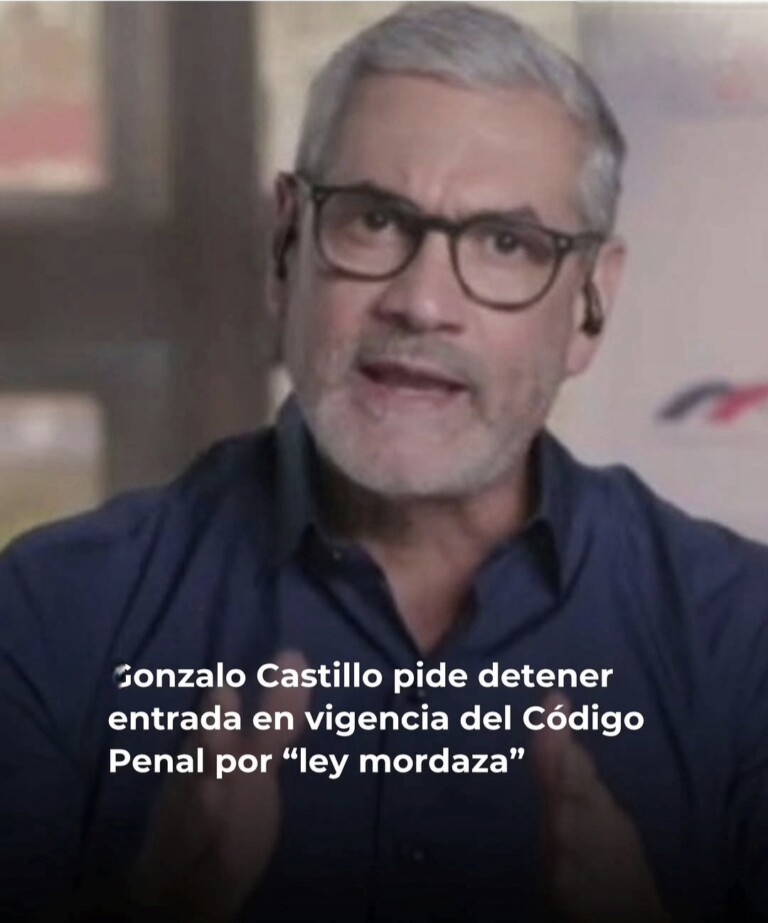 Gonzalo Castillo pide que no entre en vigor la denominada «ley mordaza» del nuevo Código Penal