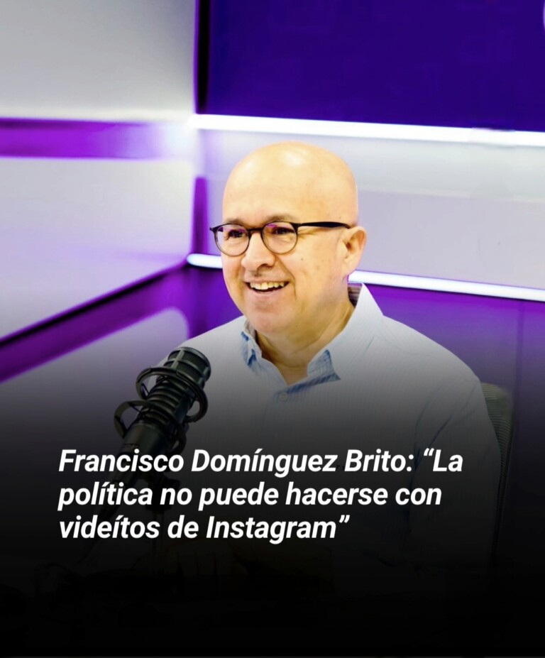 Francisco Domínguez Brito aboga por debates públicos entre aspirantes a cargos electivos