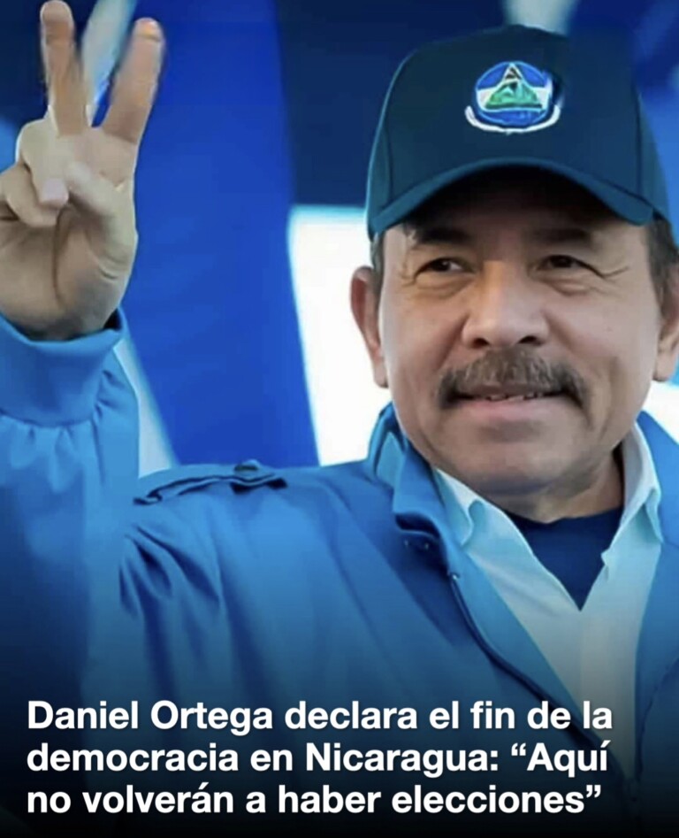 Daniel Ortega anuncia el fin de las elecciones en Nicaragua y endurece el régimen