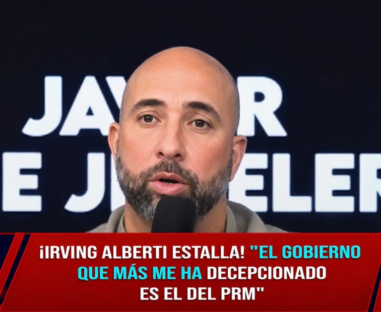 Irving Alberti afirma que el Gobierno de Luis Abinader ha sido el que más lo ha decepcionado
