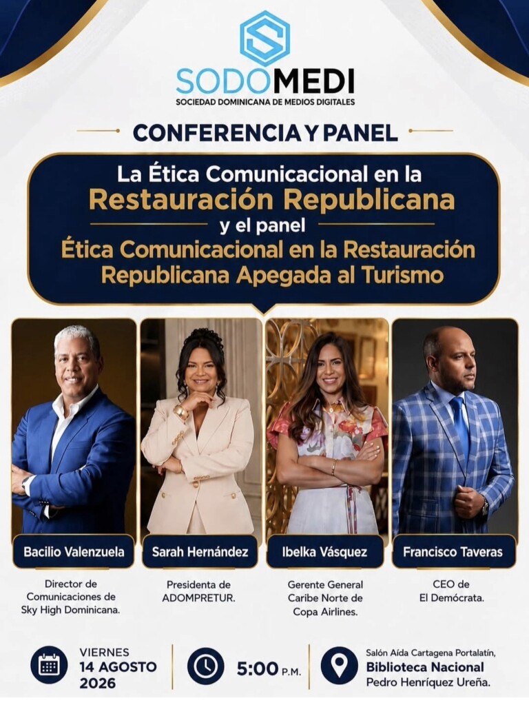 SODOMEDI realizará conferencia sobre ética comunicacional y turismo en la Biblioteca Nacional