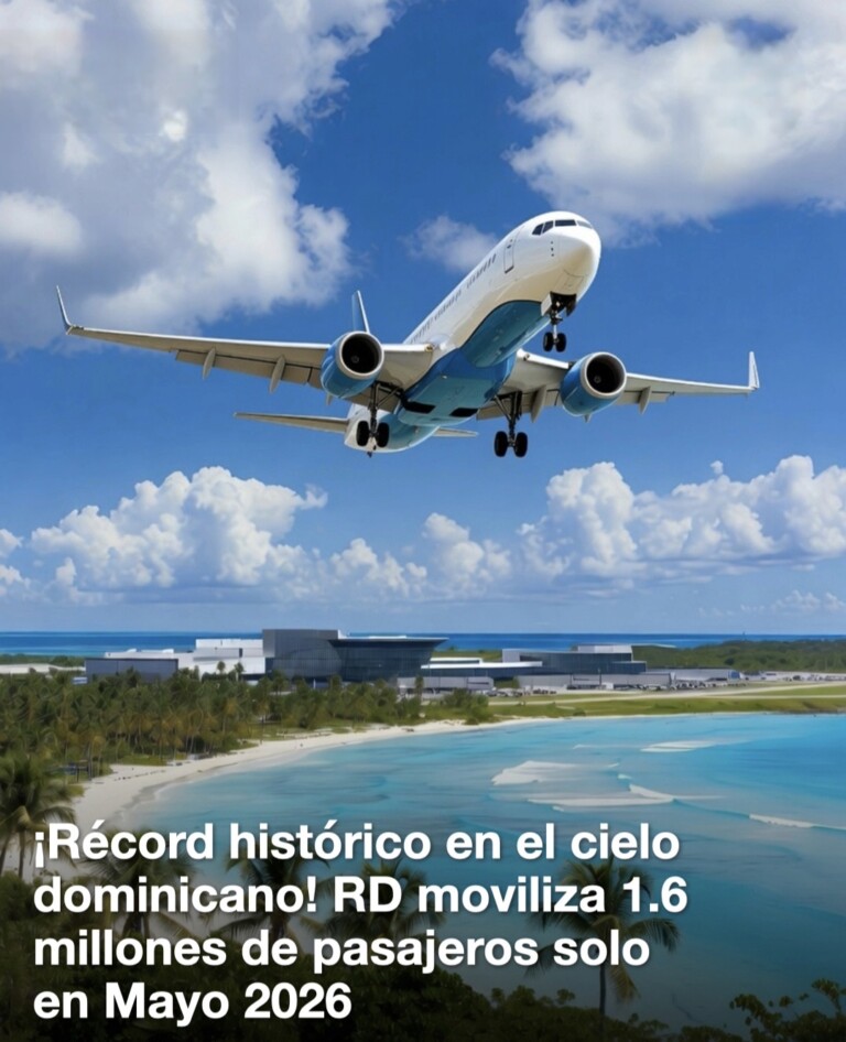 República Dominicana rompe récord de pasajeros aéreos y proyecta un histórico 2026 para el turismo