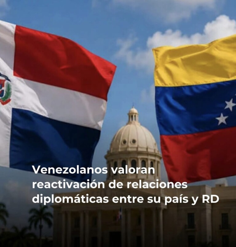 🇻🇪🇩🇴 Venezolanos valoran reactivación de relaciones diplomáticas entre Venezuela y República Dominicana