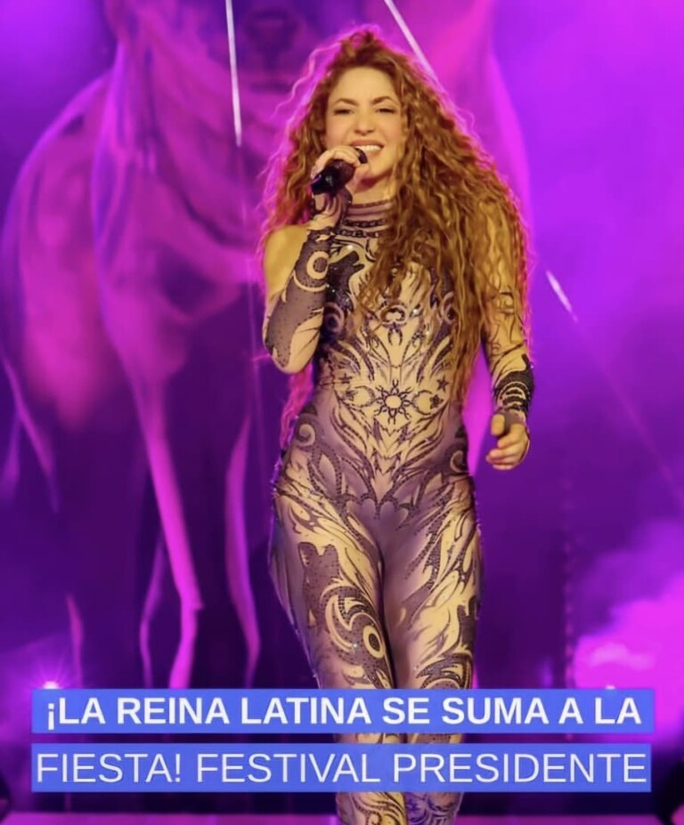 SHAKIRA SE SUMA COMO ESTRELLA ESTELAR DEL FESTIVAL PRESIDENTE