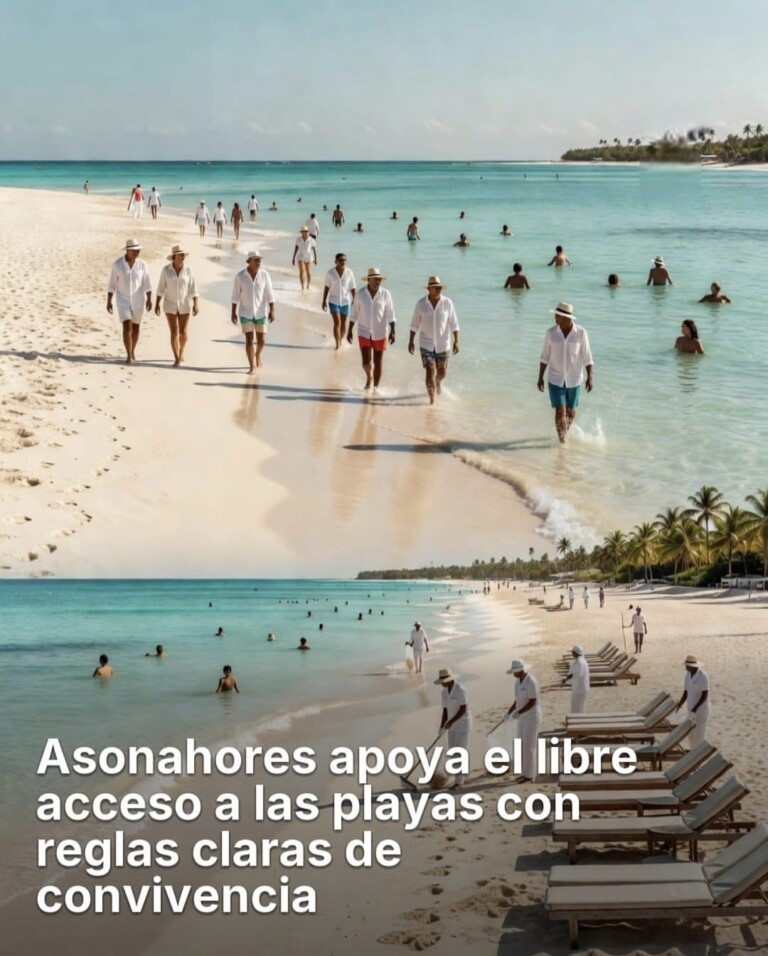 🏖️ Asonahores defiende libre acceso a las playas para dominicanos y turistas