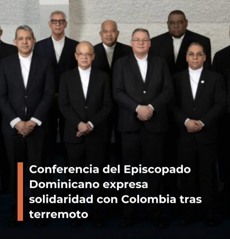 Episcopado Dominicano expresa solidaridad con Colombia tras terremoto