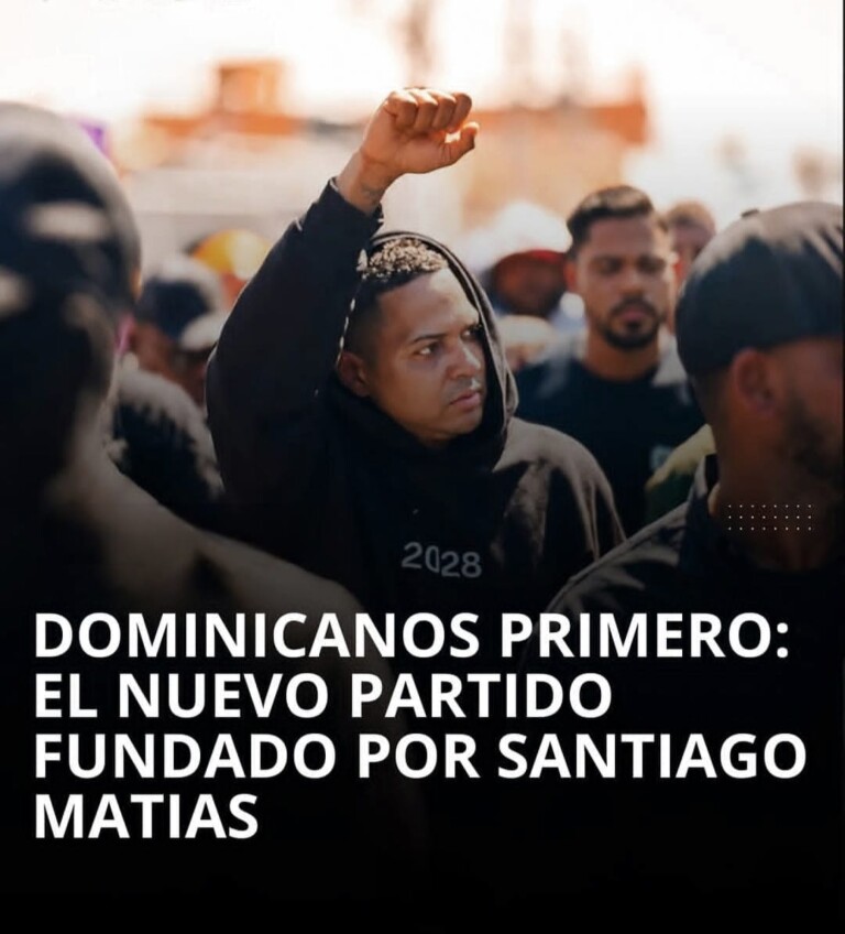 Santiago Matías inscribe el partido Dominicanos Primero y plantea una “nueva derecha dominicana”
