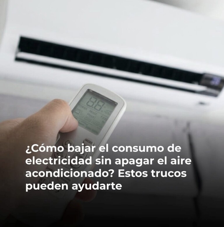 ¿Cómo reducir el consumo eléctrico del aire acondicionado sin apagarlo?