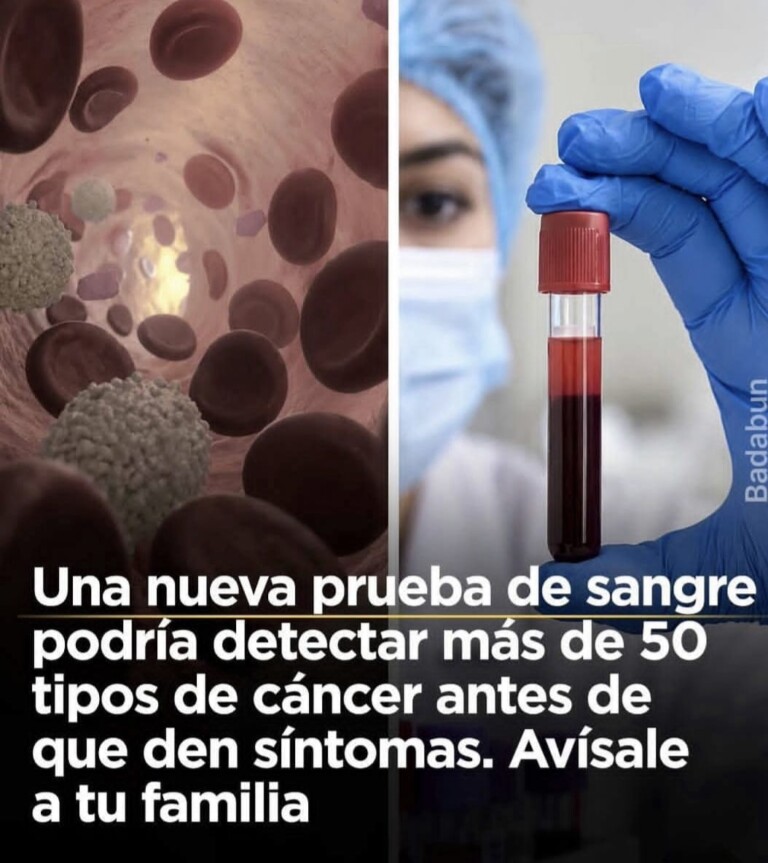 Nueva prueba de sangre busca detectar más de 50 tipos de cáncer antes de que aparezcan síntomas