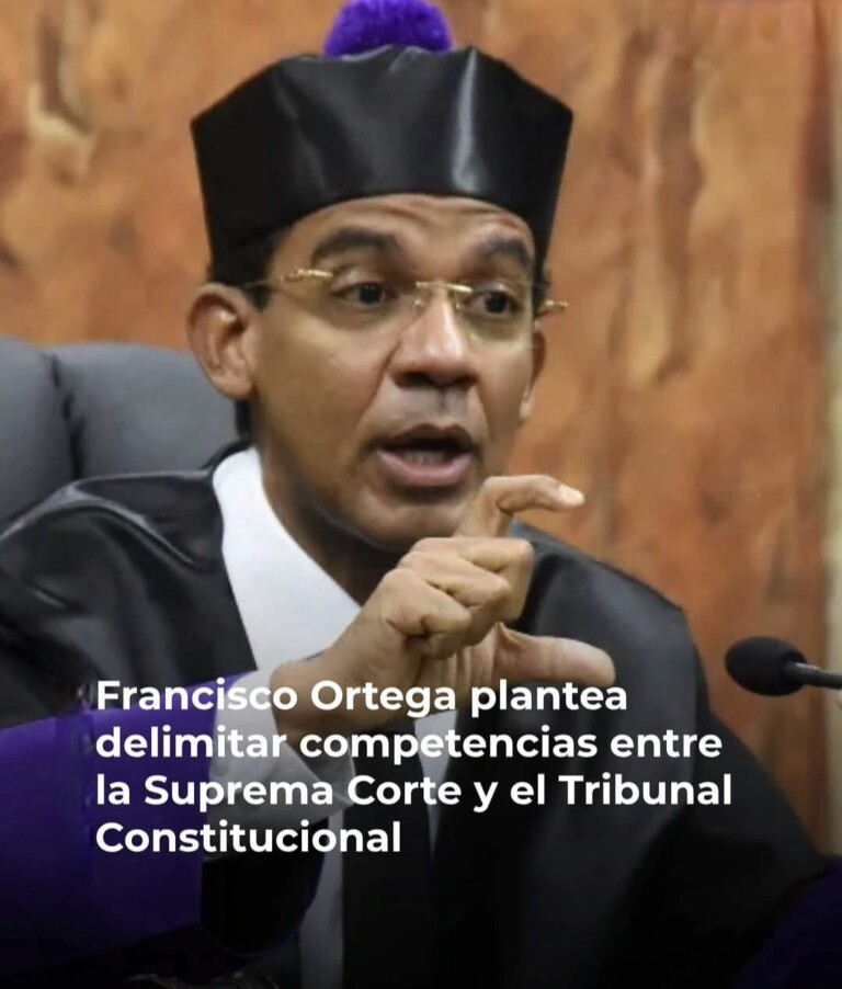 Francisco Ortega destaca importancia de la relación entre la justicia constitucional y ordinaria para fortalecer el Estado de derecho