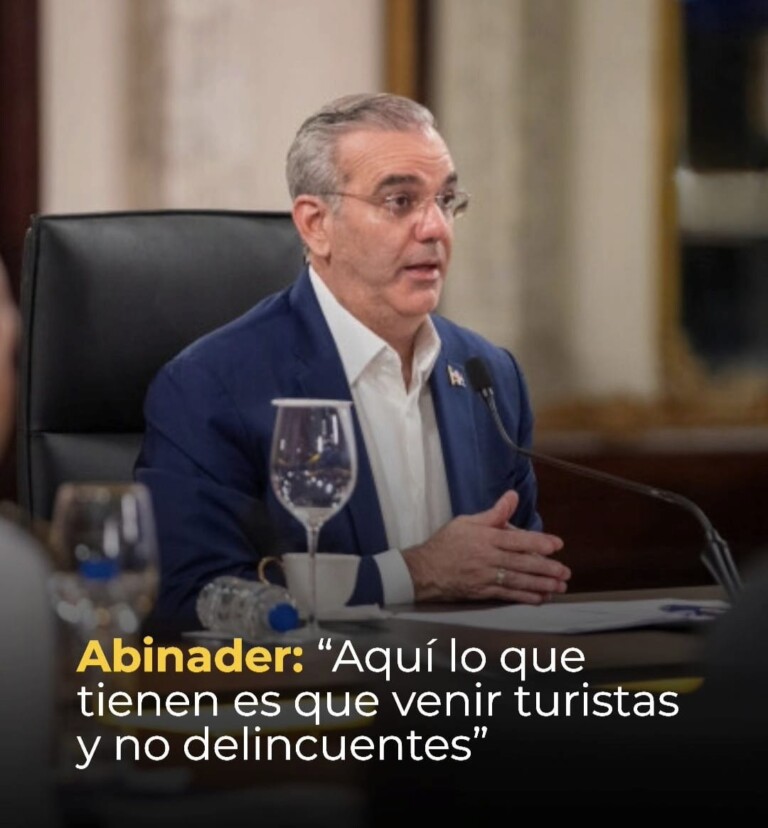 Abinader: República Dominicana rechaza el ingreso de unos 20 extranjeros por semana con antecedentes penales.