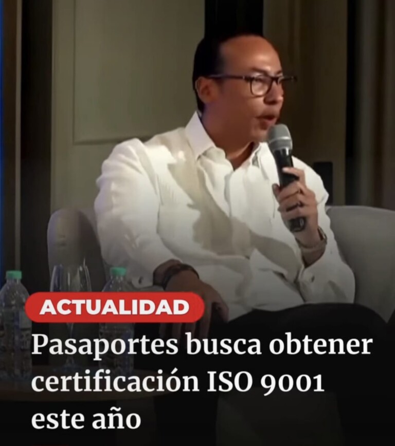 Dirección General de Pasaportes busca certificación ISO 9001 este año
