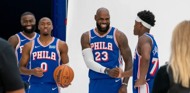 Fanáticos enloquecen con el debut de LeBron James en el primer partido de práctica de los Sixers