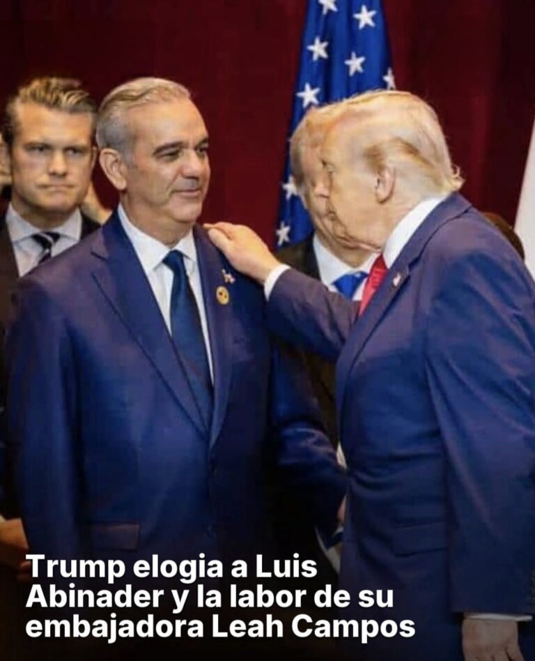 Trump destaca labor de Leah Campos y revela respaldo de Abinader para mantenerla como embajadora en RD