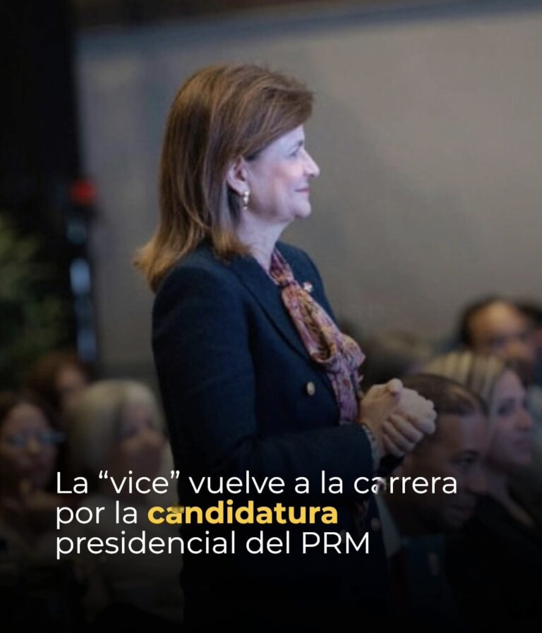 Raquel Peña mantiene activo su proyecto presidencial y mueve el escenario interno del PRM