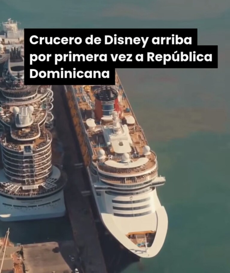 Disney Dream llega por primera vez a República Dominicana y marca un hito para el turismo de cruceros