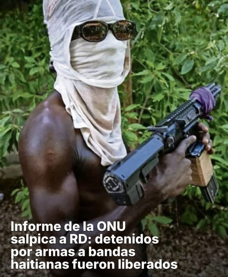 Informe de expertos de la ONU señala redes de tráfico de armas y equipos para pandillas haitianas con conexiones en República Dominicana